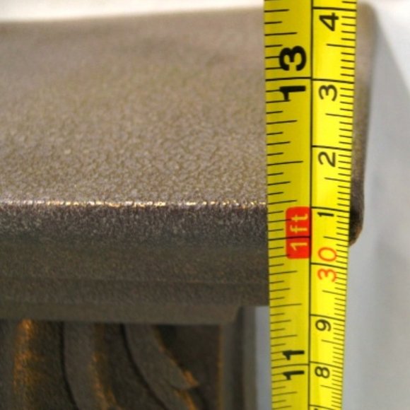 Corbel Wall Shelf #2 - Dark Tan and Gold - Plastic - Home Interiors Inc - Picture 9 of 12